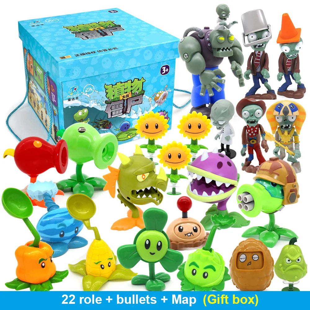 Plants vs Zombies Action Figure Set for Kids - PVC Toy Collection