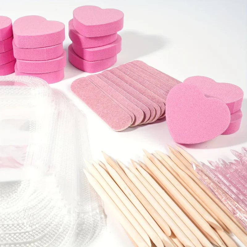 Disposable Nail Manicure Kits 10-15 Set with 4-in-1 Nail Tools, Individually Packaged