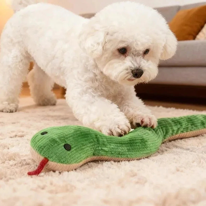 16.5-Inch Interactive Dog Toy Snake for Cats & Pets - Fun Indoor Pet Play
