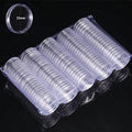 Clear Plastic Coinning Capsule Storage Box - Coin Holder & Protector 10-100pcs