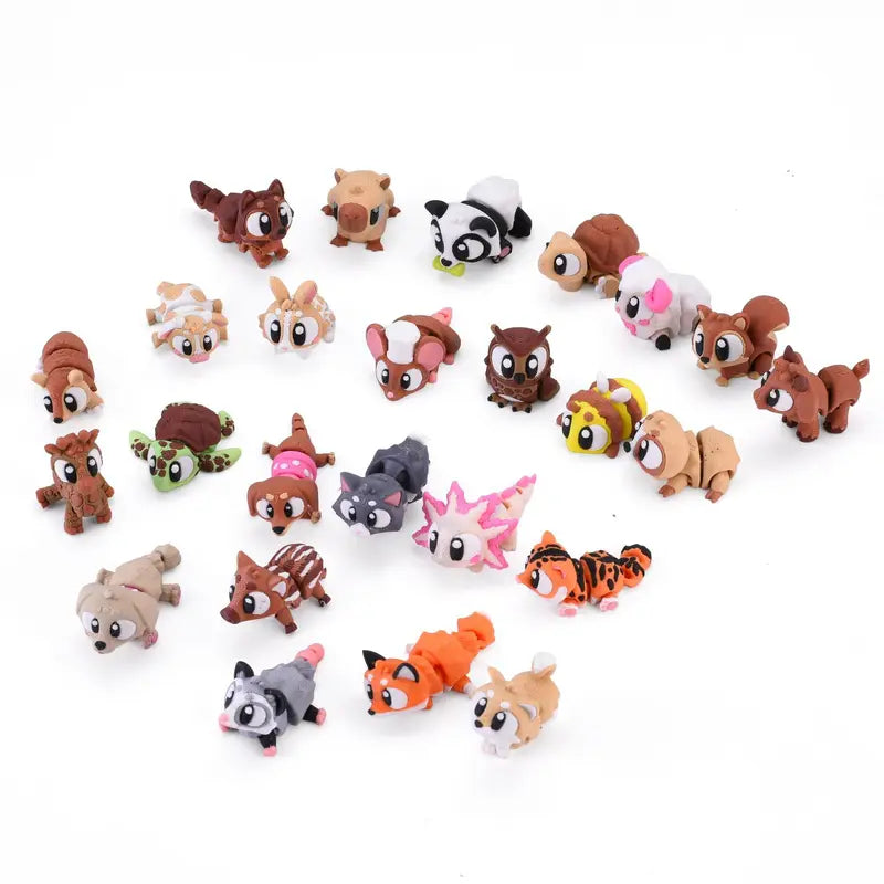 Set of 12/24/36 Animal Figurines for Decoration and Play - Random Styles