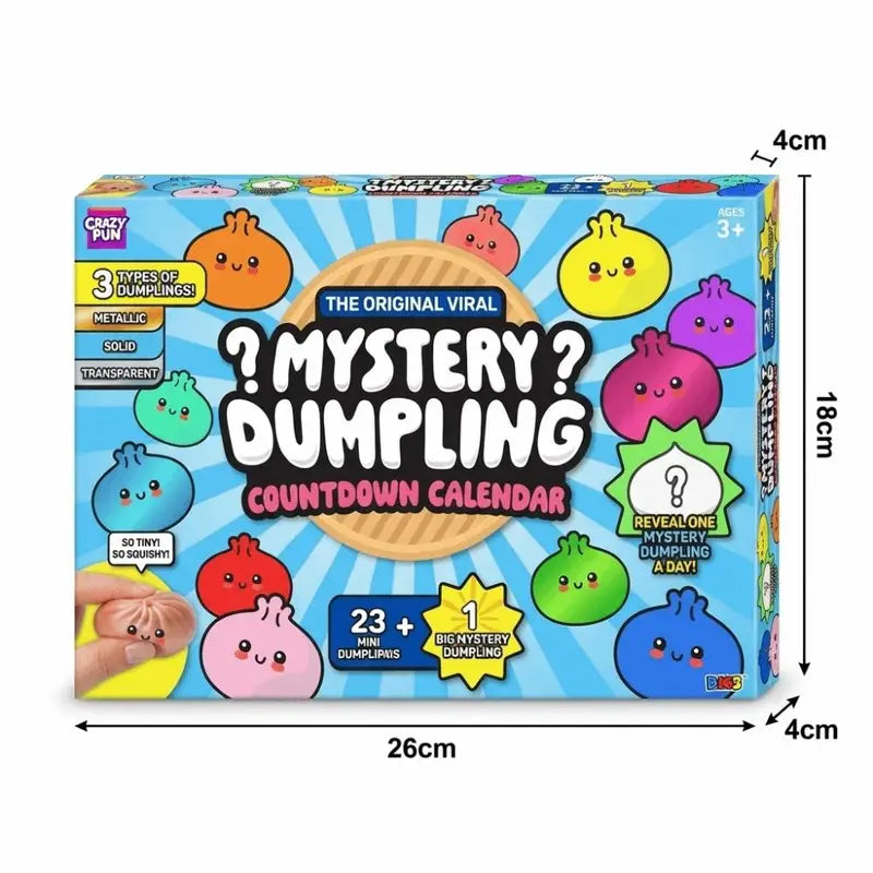 Soft Squeeze Dumpling Advent Calendar Stress Relief Toy - Sensory Fidget Box