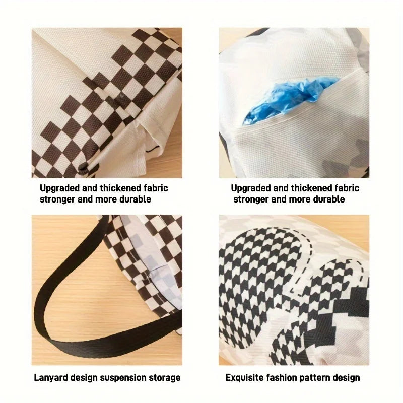 Wall-Mounted Garbage Bag Storage Organizer for Kitchen and Miscellaneous Use