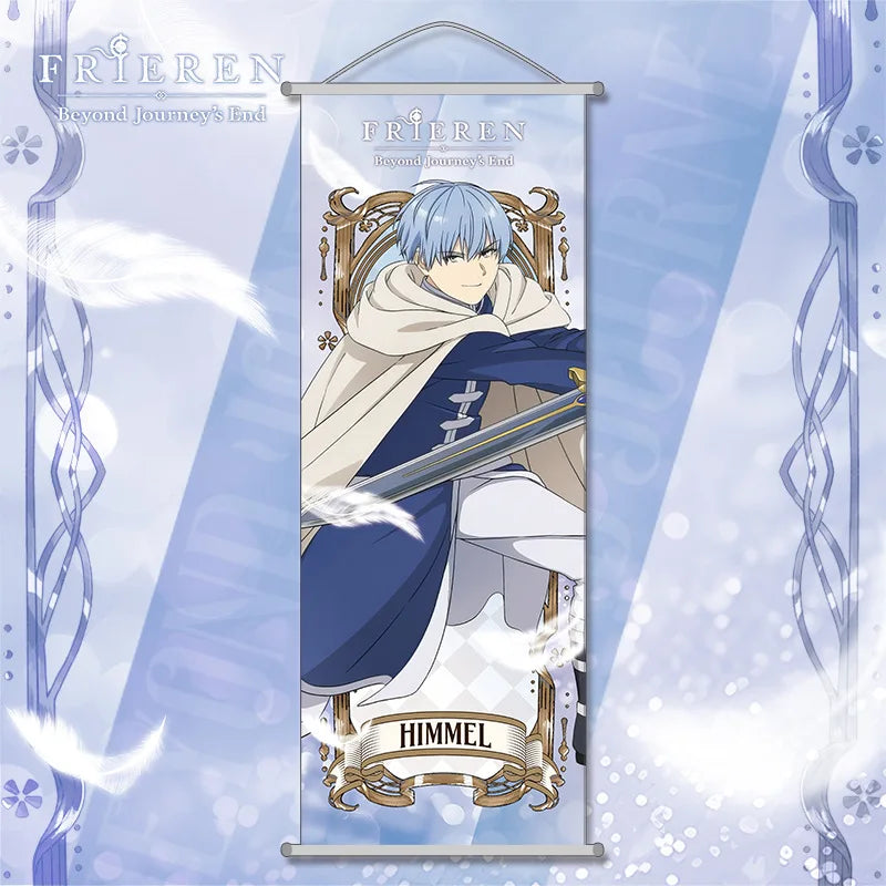 Frieren Beyond Journey's End Poster Wall Art Anime Decor Long Cloth Banner