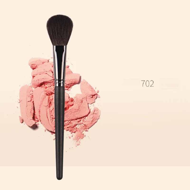 Piccasso Grey Makeup Brush - Small Loose Powder Brush with Soft Squirrel Hair