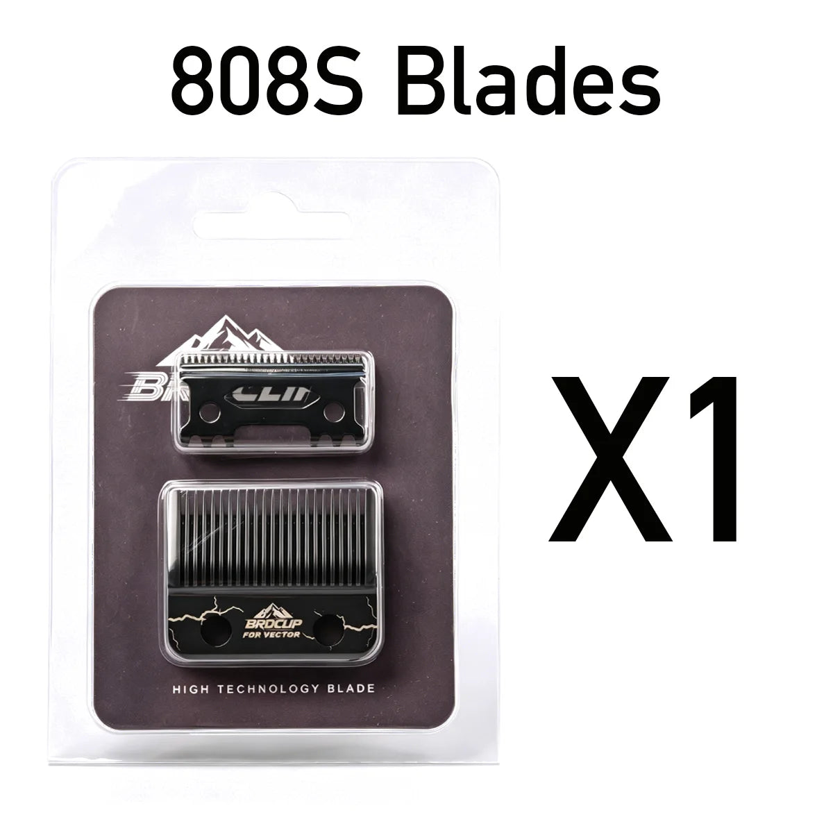 Professional Hair Clipper Replacement Blade with Long Moving Teeth - Universal Fit