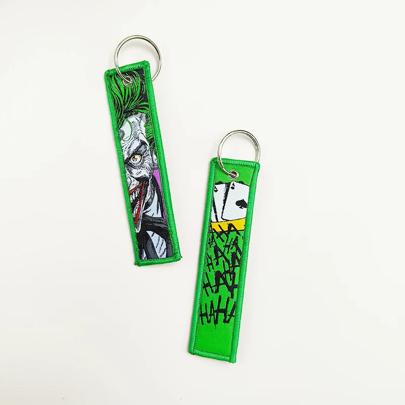 Anime Key Chains for Fans - Manga Embroidery Fashion Key Tag Gift Accessory