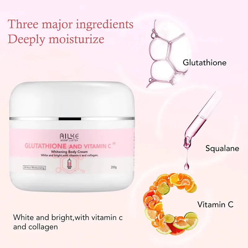 Glutathione & Vitamin C Skin Care Kit with Whitening Lotion & Body Oil