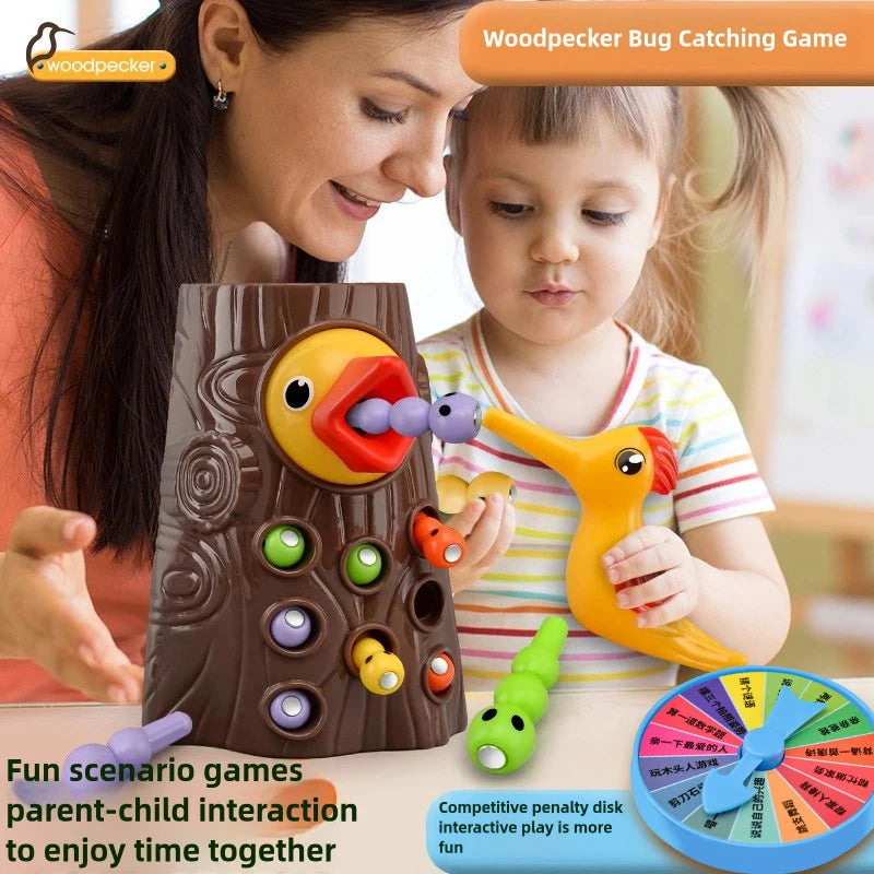 Magnetic Bug Catching Toy for Kids - Montessori Educational Fine Motor Skills Game