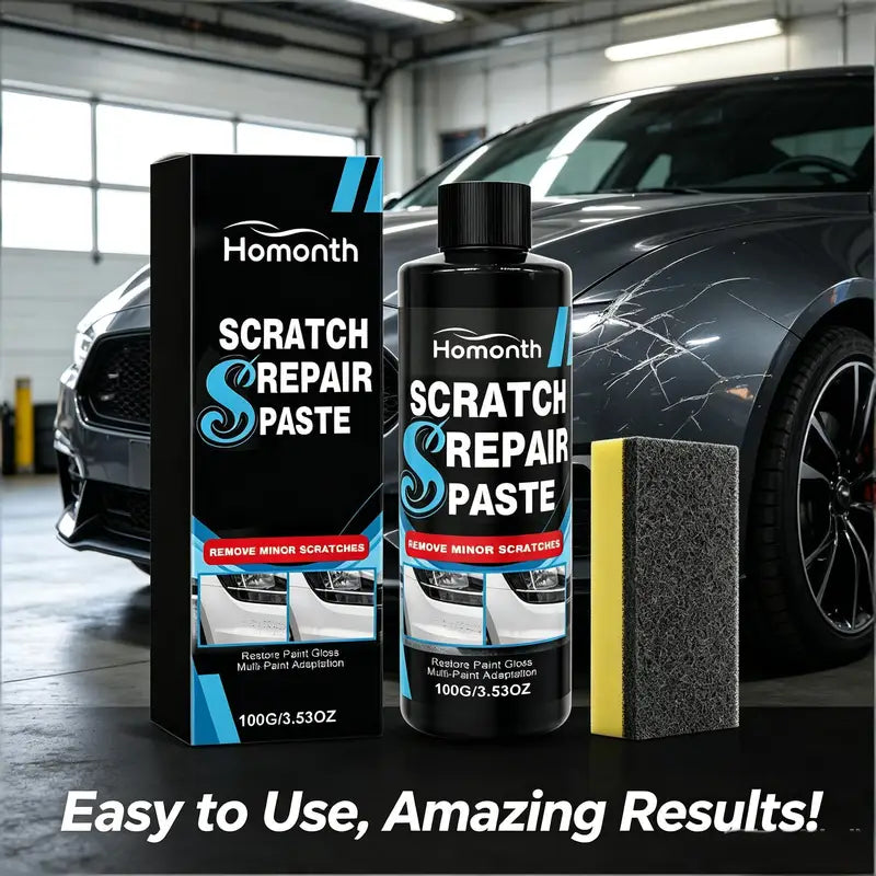 Car Paint Repair Polish Wax Deep Scratch Remover & Gloss Restorer - 100g