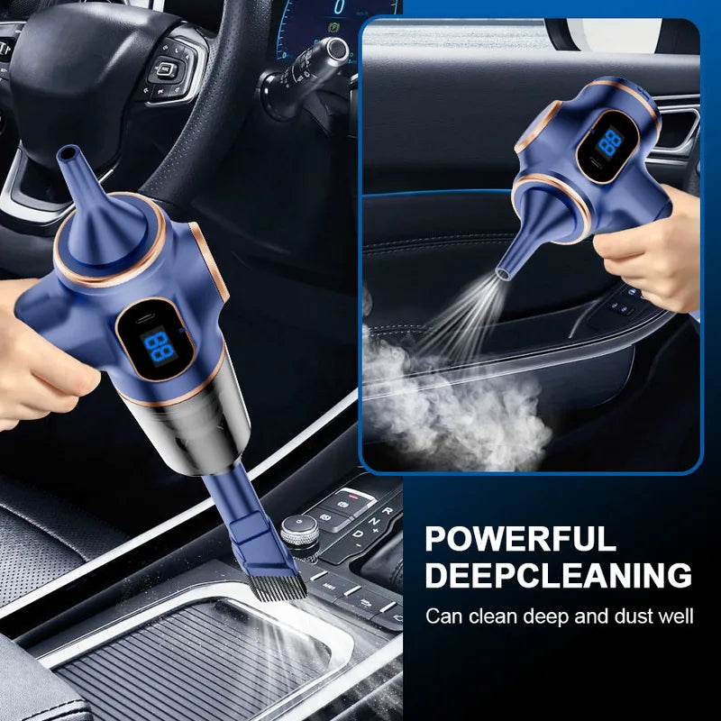High-Power Wireless Car Vacuum Cleaner Mini Household and Car Carpet Cleaner