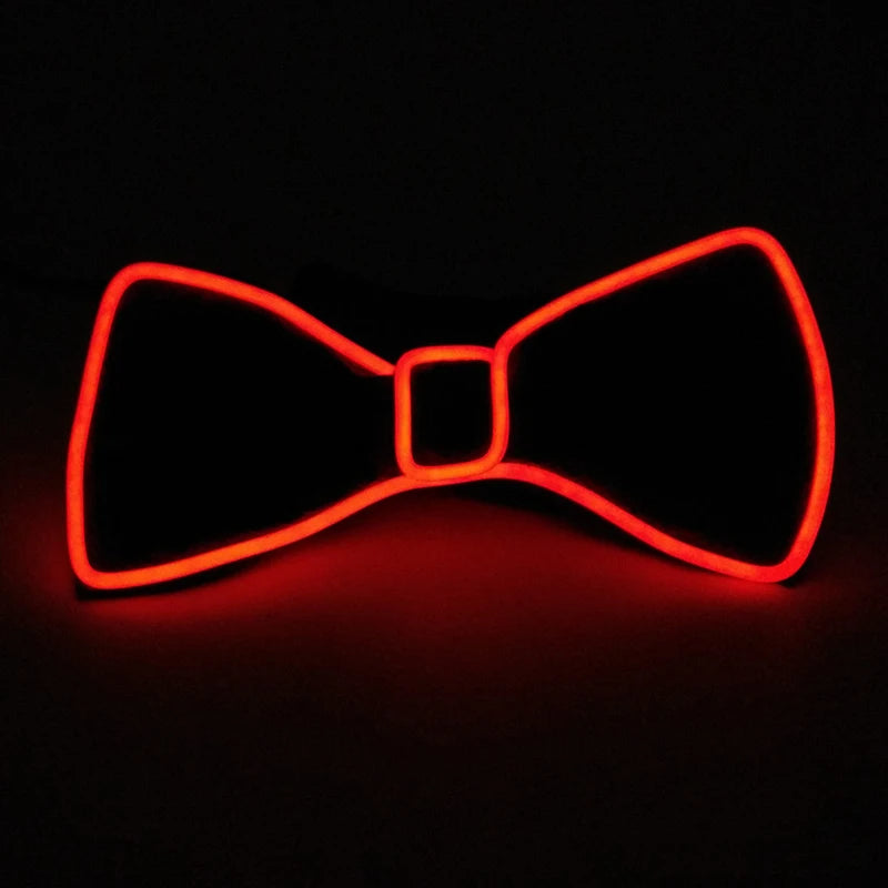LED Luminous Bow Tie - Cool Light Party Props for Nightclub & KTV