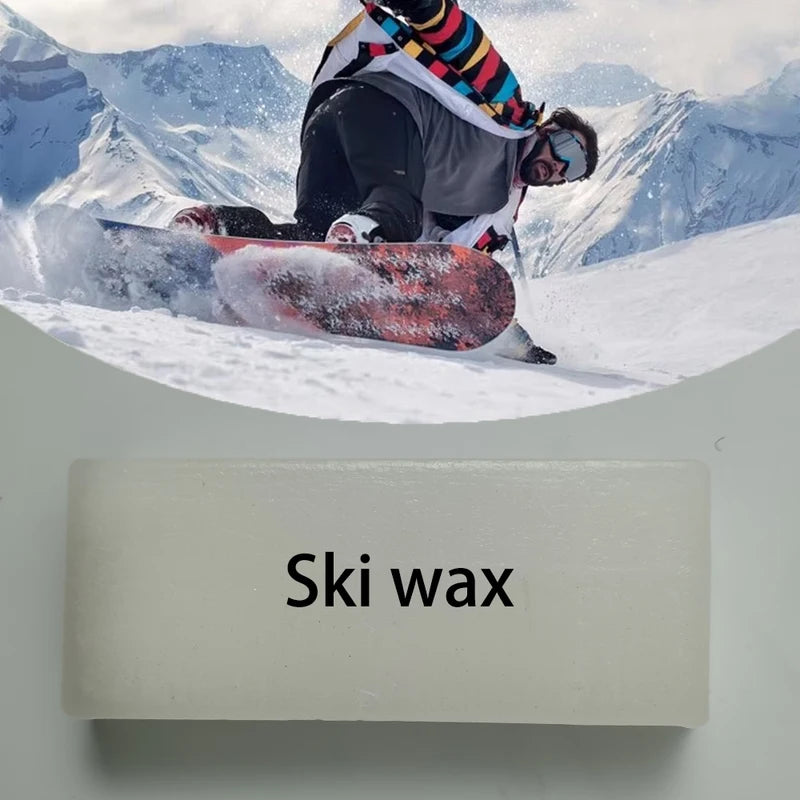 Universal All-Temperature Ski and Snowboard Wax for Speed & Friction Reduction