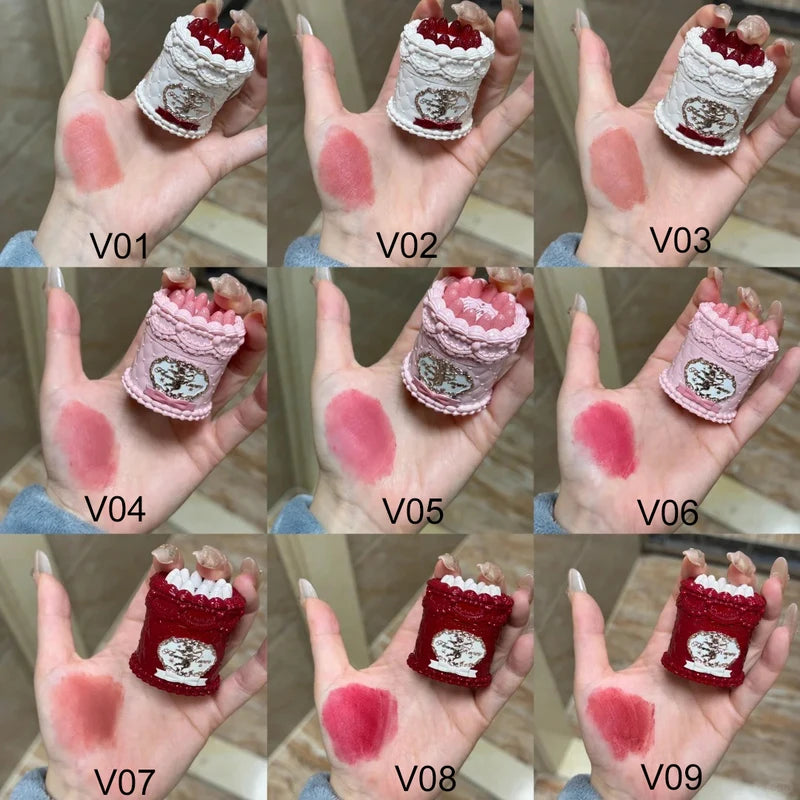 Velvet Matte Lip Cream & Lip Blush Set - Long Lasting, Lightweight Makeup