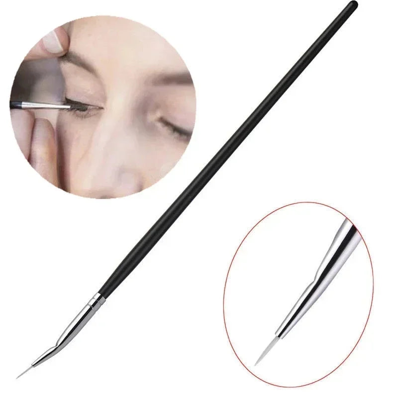 Angled Eyeliner Makeup Brush Set - Precise Eye Contour & Eyeshadow Tools