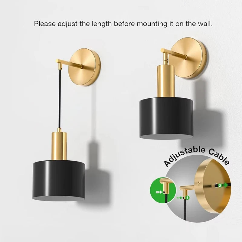 Rechargeable RGB Wall Lamps with Remote Dimmable Living Room Bedroom Sconce