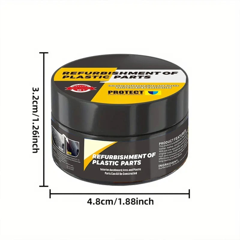 Car Interior Scratch Repair Paste for Plastic Leather and Tires - Wax Polish