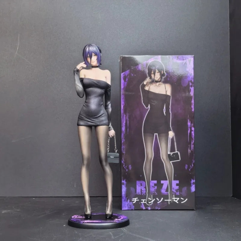 Anime Chainsaw Man Reze Action Figures PVC Toy Collectible Doll Model for Desk Decor