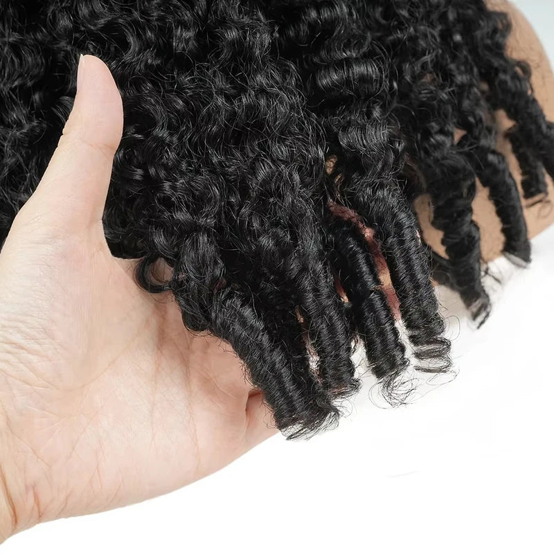 Long Human Hair Wigs with HD Lace Front & Deep Wave Options - 250% Density