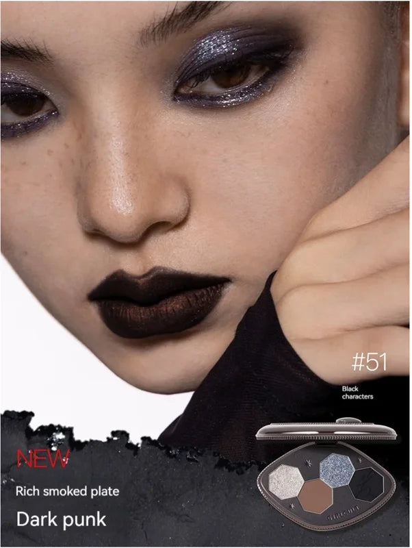 Girlcult Illusion Eyeshadow Palette - Matte Pearl Shimmer Chameleon Colors