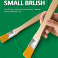 Nylon Art Paint Brush Set with Short Wooden Handles - Watercolor & Craft Tools, 24 or 48 Pieces