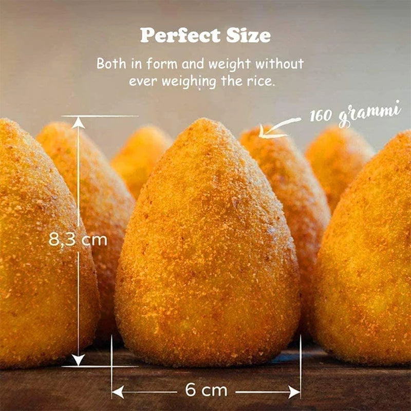 DIY Rice Ball Mold Arancini Maker Kit for Sushi Meatballs Kitchen Tool
