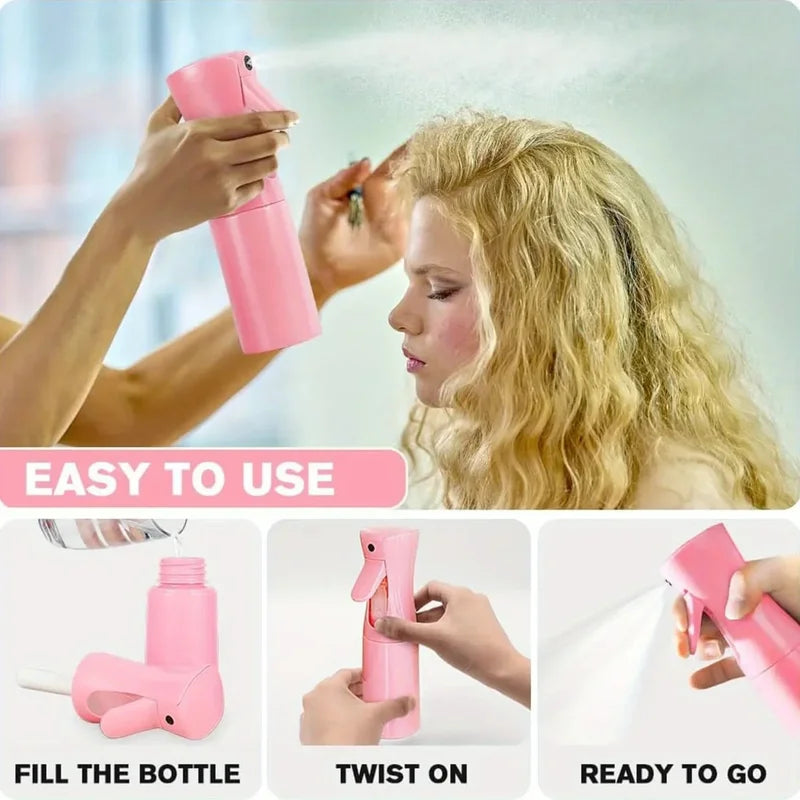 Refillable Hair Dye Spray Bottles with Root Comb and Fine Mist – 2 Pack