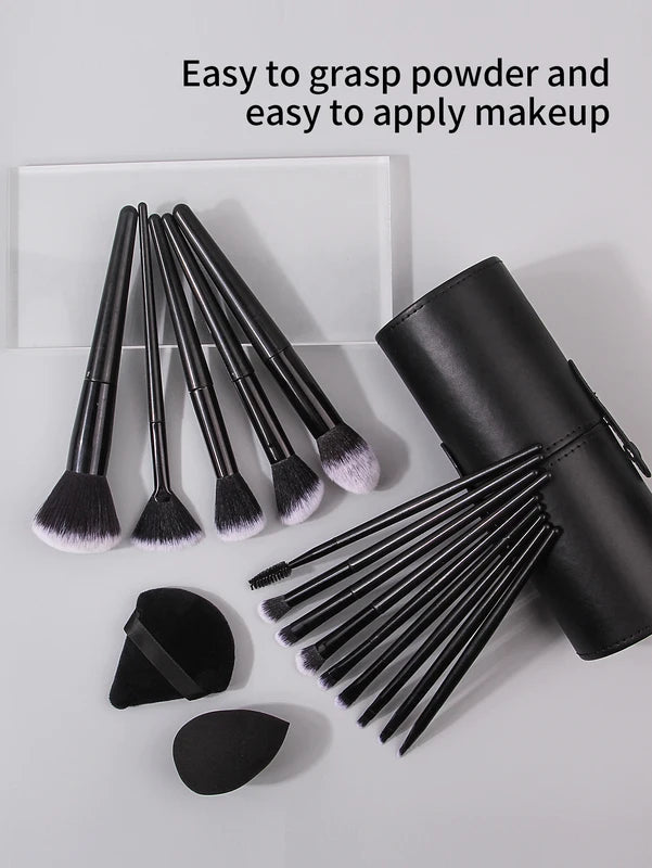 Professional Makeup Brush Set with Soft Detail, Blush, Foundation, Concealer & Eye Brushes
