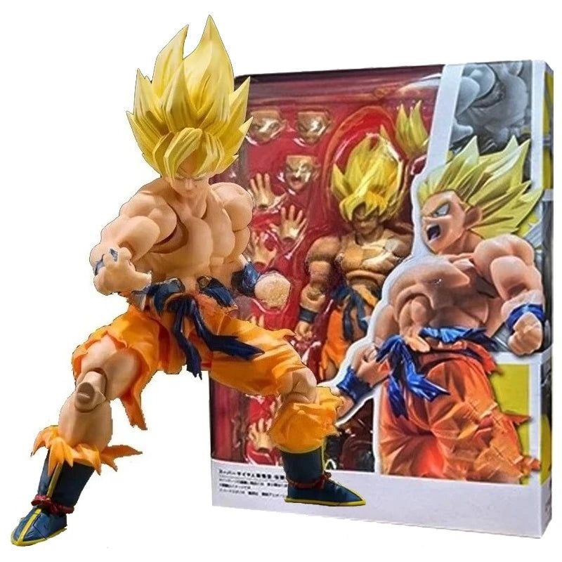 Dragon Ball Super Saiyan Action Figure Set - 17cm Collectible Model Ornaments
