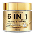 6-in-1 Collagen Face Cream with Vitamin C, E, Retinol & Hyaluronic Acid - 50g