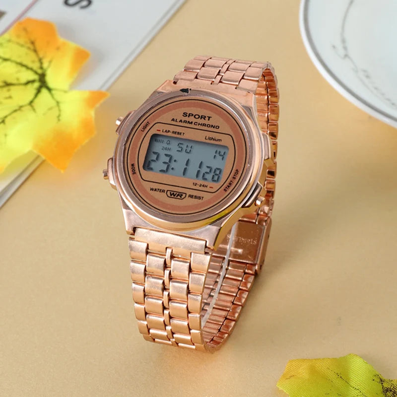 Multifunction Digital Sports Watch for Women Men Waterproof & Shock Resistant