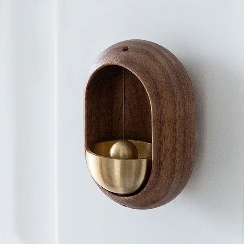 Japanese Wind Chimes Door Bell - Wooden & Brass Home Decor, Landscape Bell, Remind Bell for Doors
