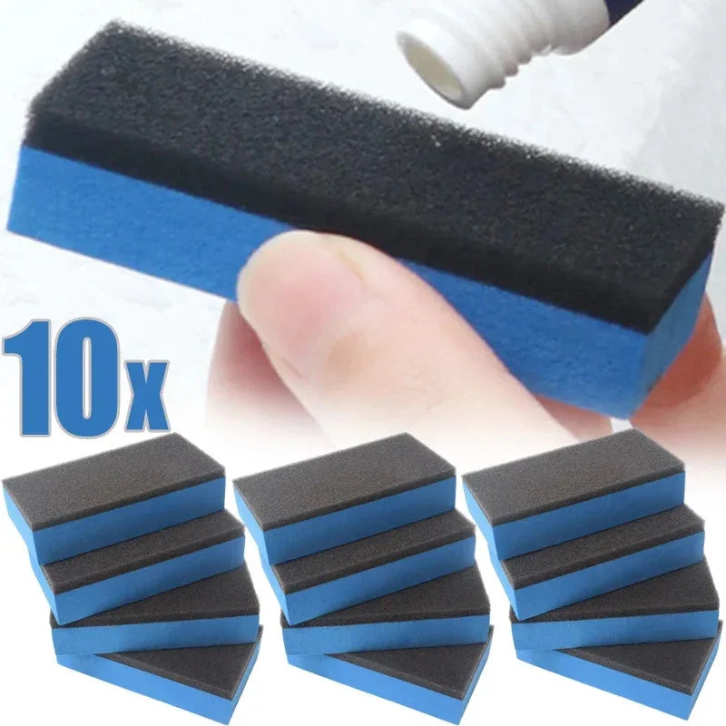Car Polishing Wax Sponge Brush Nano Applicator Pads for Vehicle Care