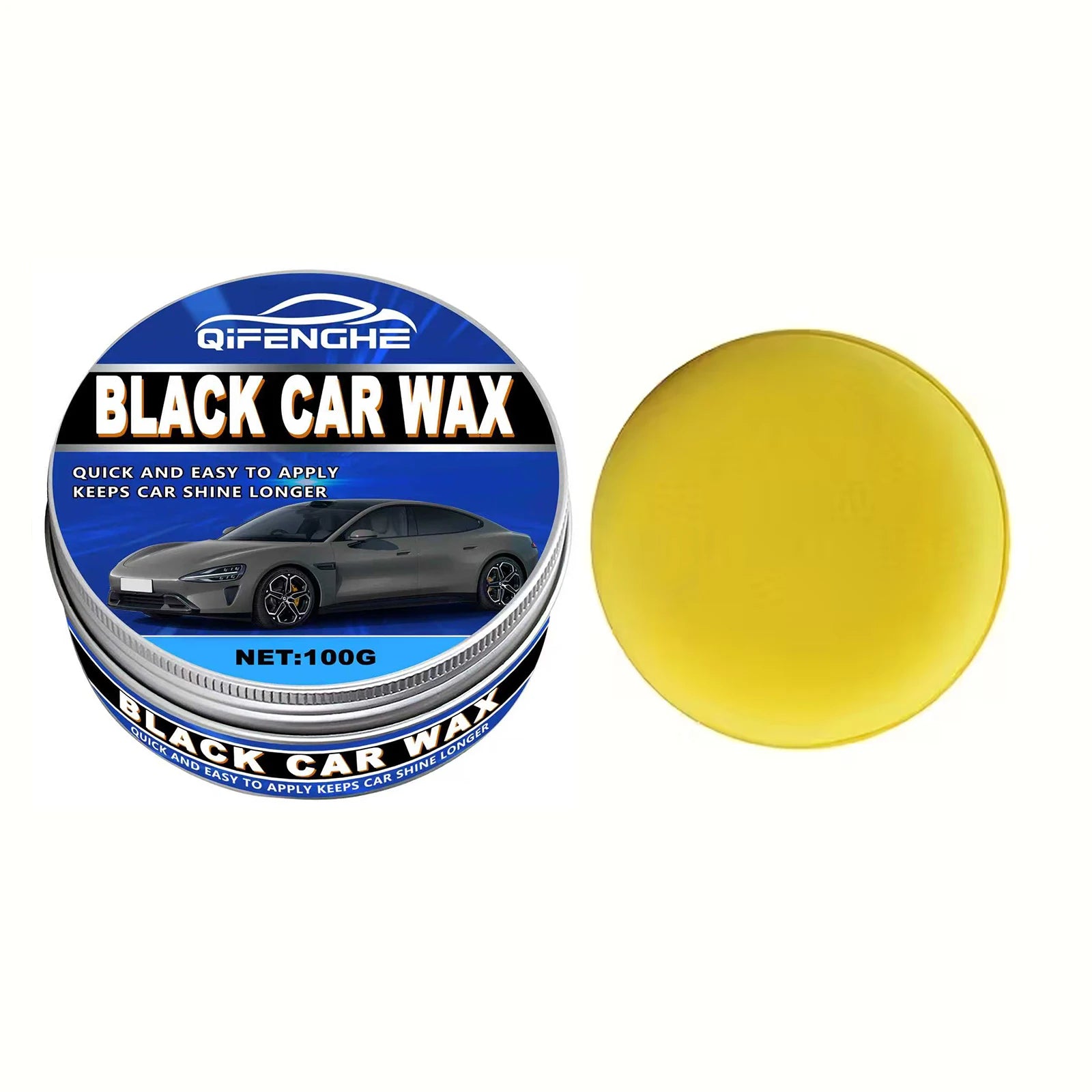Premium Car Wax for Black Vehicles Deep Gloss Finish Scratch Removal Waterproof Protection