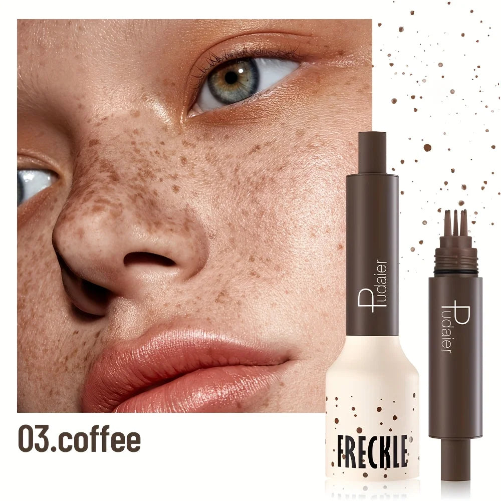 Waterproof Freckle Stamp Makeup Pen for Natural Look, Long Lasting & Sweatproof