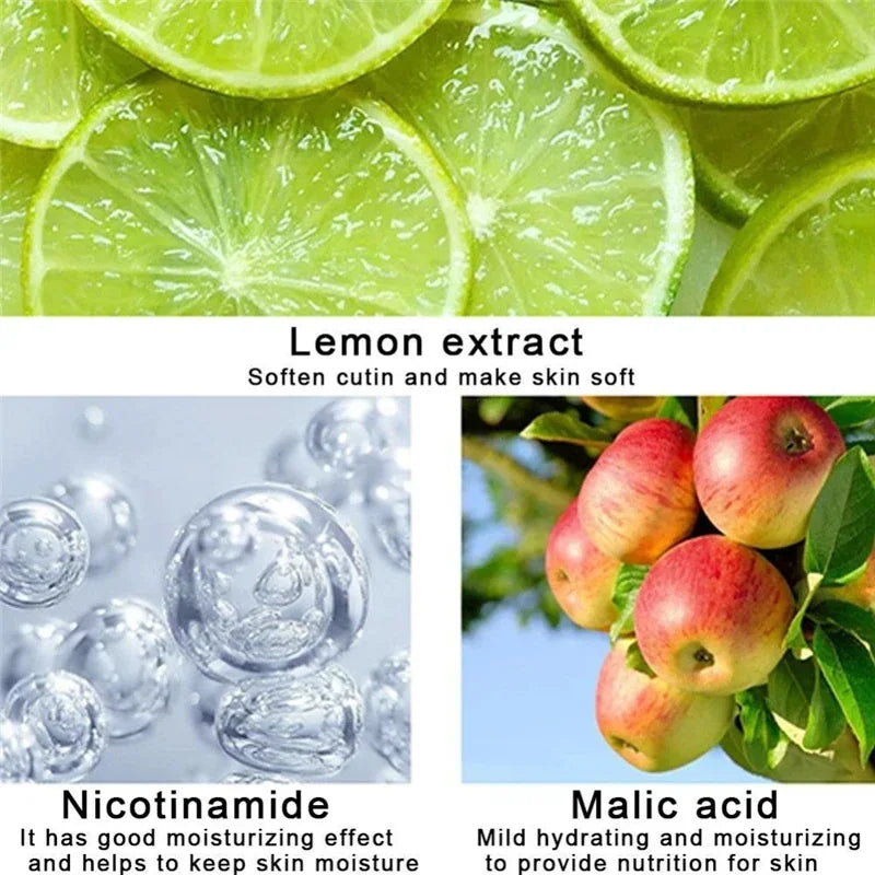 Natural Fruit Acid Peeling Gel Facial Cleanser - Deep Nourishing & Brightening, 80g