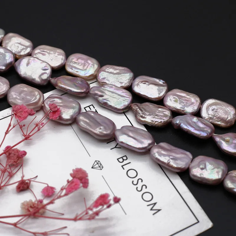 Natural Freshwater Baroque Pearl Beads for Jewelry Making 15x18mm Loose Beads
