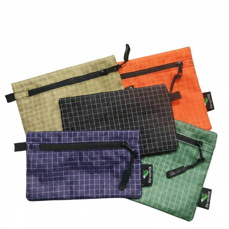 Waterproof Outdoor Storage Bag with Rope and Zipper, Lightweight & Wear-Resistant Organizer