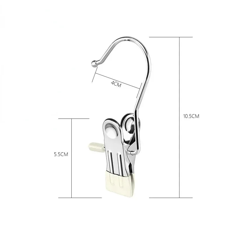 Multifunctional Clothes Pegs Clip Laundry Tongs Pants Hanger Storage Hook