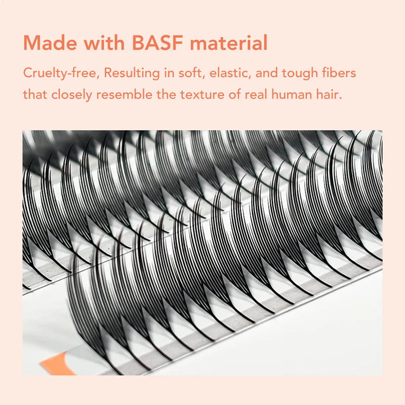 Lightweight Manga False Eyelashes Premade Fans for Makeup - Multiple Variants