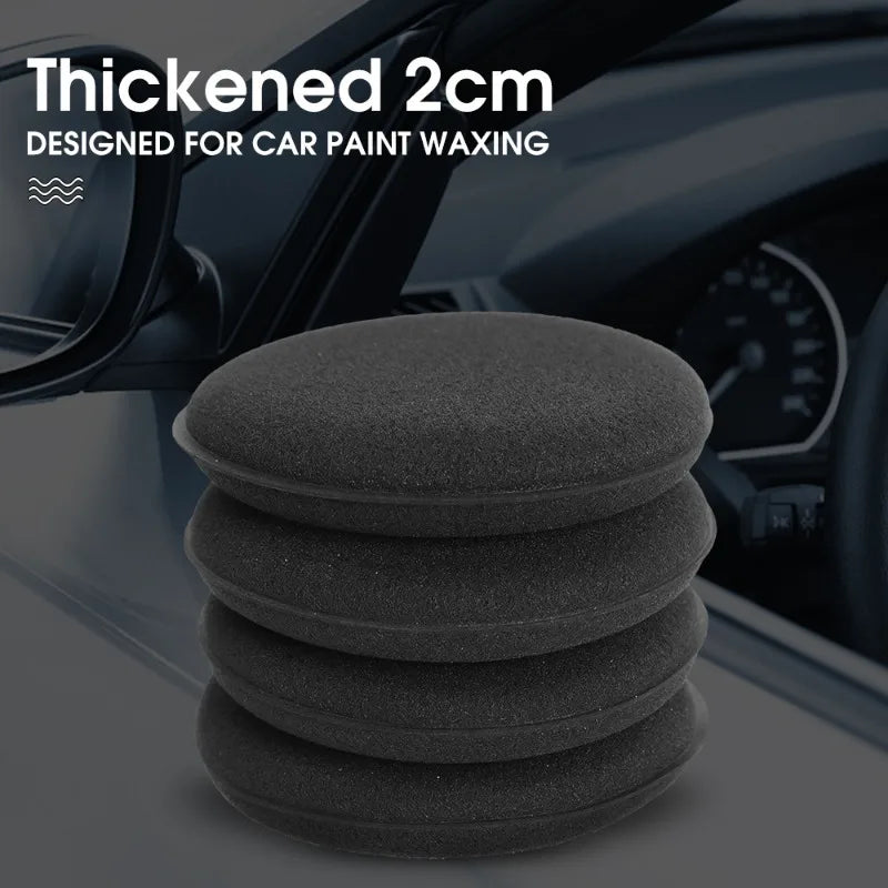 Car Waxing Polish Foam Sponge - High Density Applicator for Auto Detail & Cleaning
