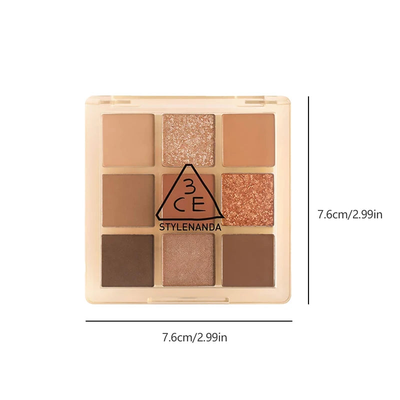 Multi Eye Shadow Palette - Highly Pigmented, Beginner-Friendly, Travel-Size