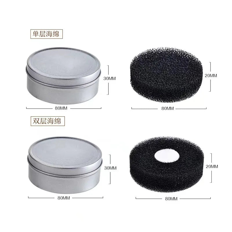 Makeup Brush Cleaner Sponge Dry Wash Box for Cosmetics & Powder Removal