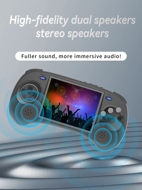 Handheld Retro Game Console Emulator with 4-Inch Screen, Android & Linux, 3500mAh Battery, Supports 20+ Games
