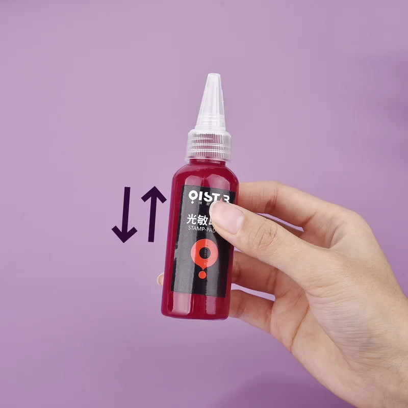 Photosensitive Printing Ink 50ml Multi-Color Oil-Based Stamp Ink for Office & Printing
