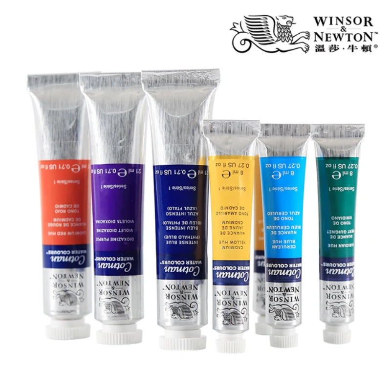 Watercolor Paint Tube Set - 8ml & 21ml Water-Soluble Art Supplies