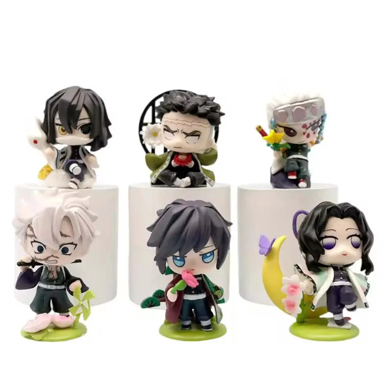 Anime Demon Slayer Model Figures Set - Tanjiro Kamado & Nezuko PVC Collectibles