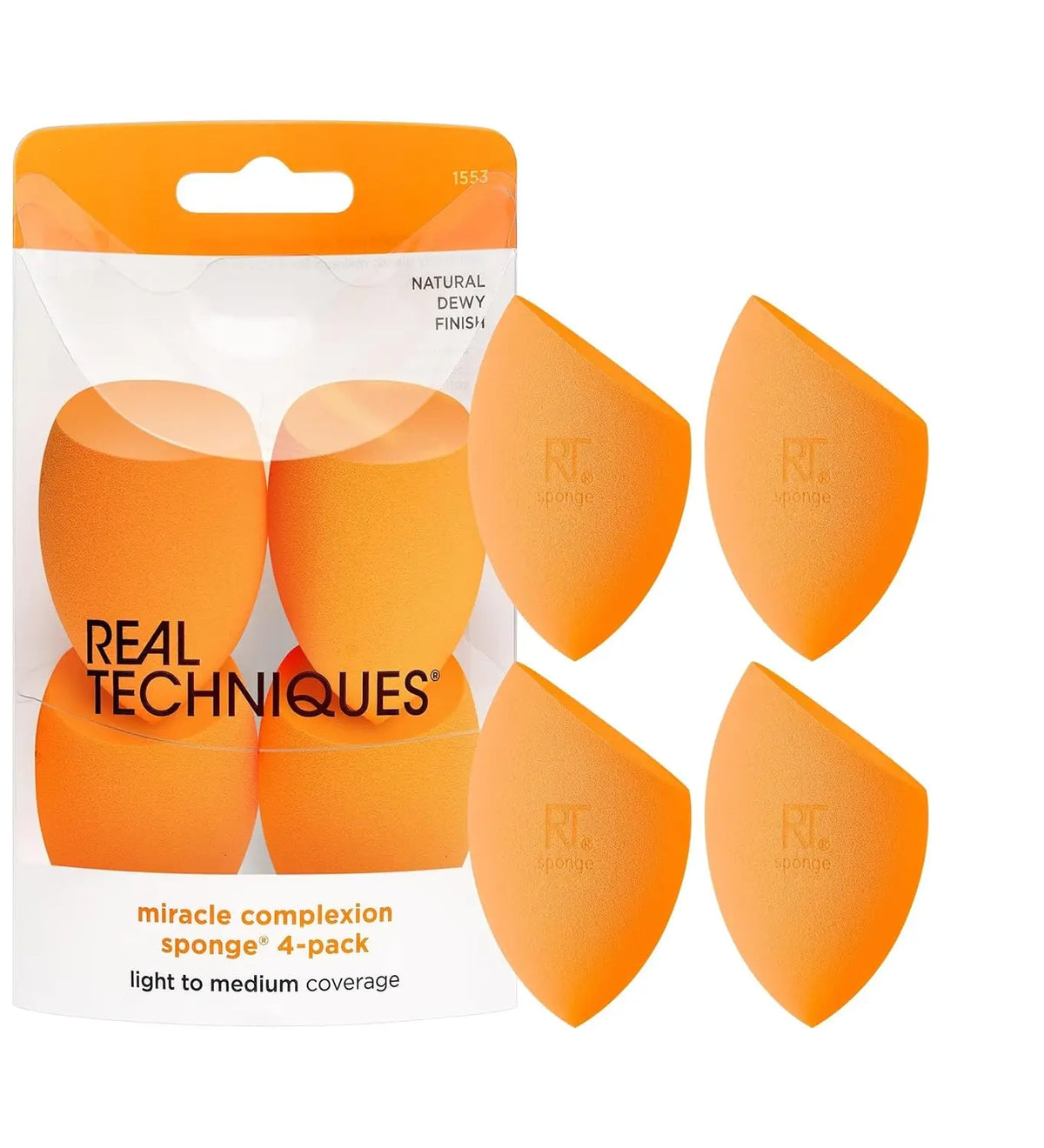 Professional Makeup Blender Sponge Set for Liquid & Cream Foundation - 4 Color Options
