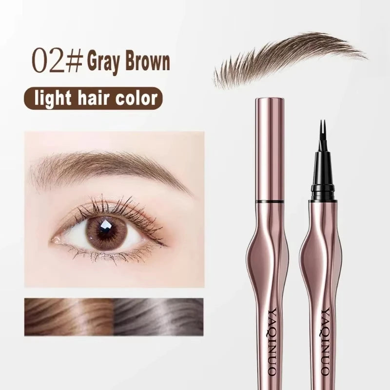 Long Lasting Eyebrow Pencil Waterproof Liquid Brow Pen for Natural Makeup