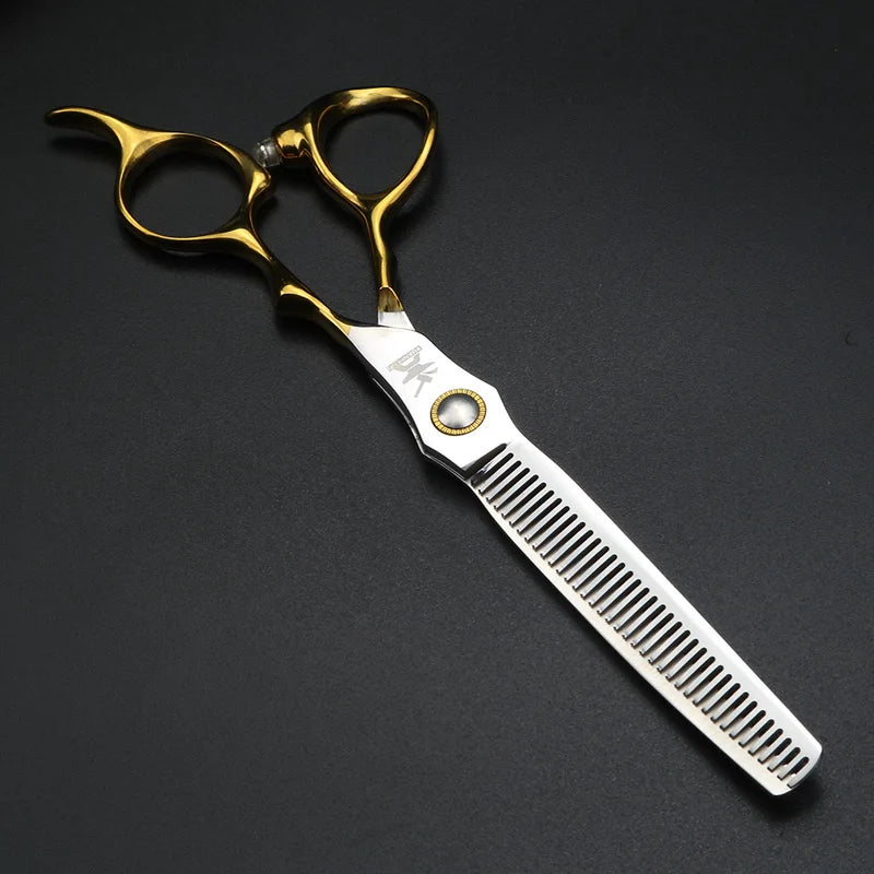 Professional Hair Scissors 6.5 Inch Thinning & Cutting Shears with Sharp Steel Blades